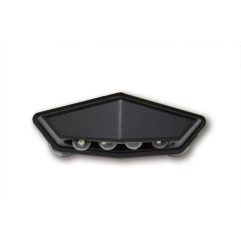 Éclairage de plaque LED HIGHSIDER smart Quadro - noir - à l'unité