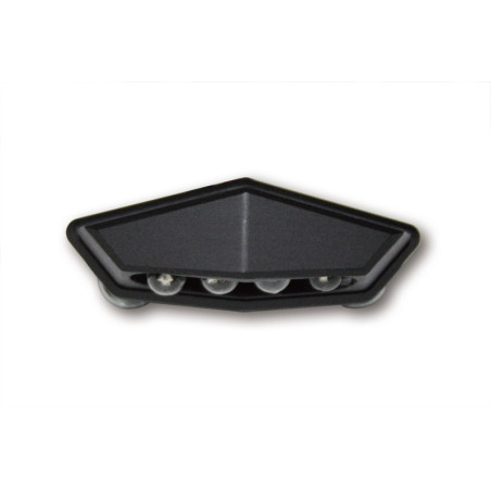 Éclairage de plaque LED HIGHSIDER smart Quadro - noir - à l'unité