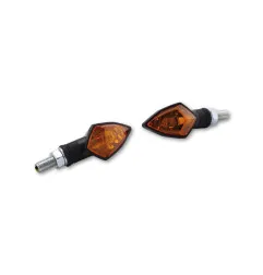 Clignotant HIGHSIDER smart Rock Mini homologué - verre orange - la paire