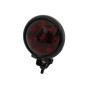 Feu arrière LED HIGHSIDER smart Bates Style homologué - verre rouge - l'unité - 255-130