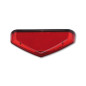 Feu arrière LED HIGHSIDER smart homologué - verre rouge - l'unité - 255-676