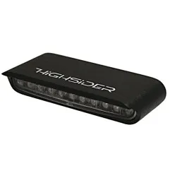 Clignotants LED HIGHSIDER pro - Stripe - noir/translucide - homologué E - la paire