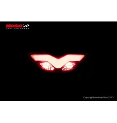 Feu arrière LED KOSO - rouge