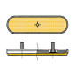 V PARTS reflector V PARTS reflector