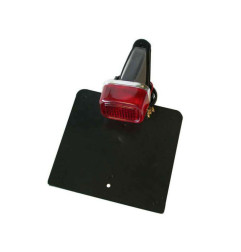 Feu arrière avec support de plaque V PARTS noir type Yamaha TY universel