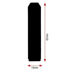 Clignotants V PARTS Line LED noir universel