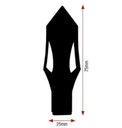 Clignotants V PARTS Arrow LED noir universel