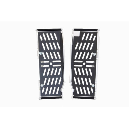 Protections de radiateurs AXP aluminium/noir - RACING pour TM RACING EN 250, EN 300, ENF 250 de 2022 à 2024