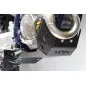 AXP Xtrem skid plate with linkage guard - HDPE 8mm for HUSQVARNA FX 450, KTM SXF 450 and GAS GAS ECF 450 from 2023 to 2027