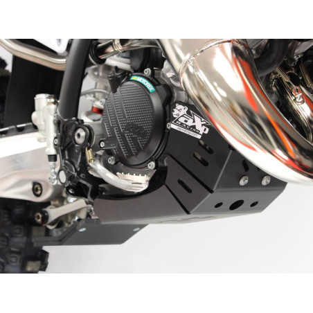 Sabot AXP Xtrem avec protection de biellette - PEHD 8mm pour HUSQVARNA TC 125, KTM SX 125 et GAS GAS MC 125 de 2023 à 2027