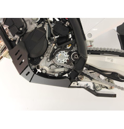 Sabot AXP Xtrem avec protection de biellette - PEHD 8mm pour HUSQVARNA TC 125, KTM SX 125 et GAS GAS MC 125 de 2023 à 2027