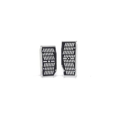 Protections de radiateur AXP Hard Enduro - PEHD 8 mm - noir pour TM RACING EN 250, EN 250 2T FI ES CORSE, EN 300, ENF 250