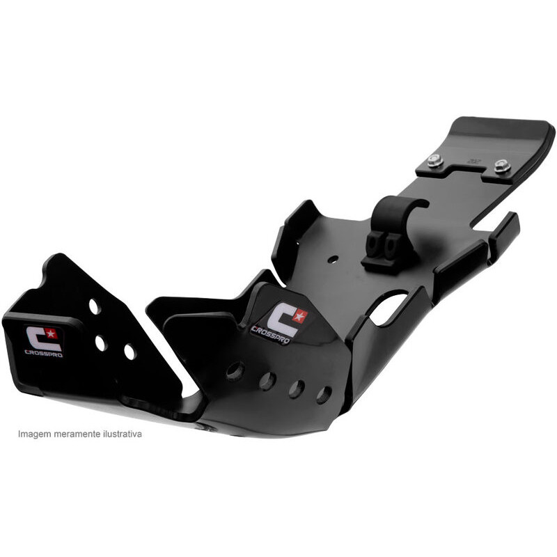 Cubrecárter y protector de bieletas de suspensión CROSS-PRO Enduro - PEAD 6mm - Gas-Gas para HUSQVARNA, GAS GAS y KTM