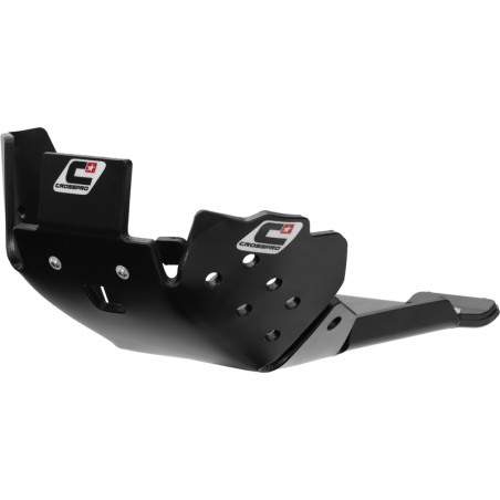 CROSS-PRO DTC HARD engine skid plate with linkage guard for BETA RR 350, RR 350 4T RACE, RR 390, RR 390 4T RACE, RR 480