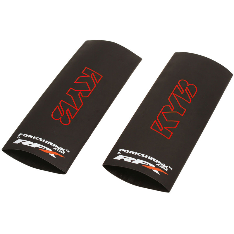 Protection de fourche supérieure RFX Race Series Forkshrink logo KYB - rouge pour YAMAHA, KAWASAKI, FANTIC et SUZUKI