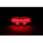 Feu arrière LED UFO pour support de plaque pour KTM EXC 300, EXCF 250, EXCF 350, EXCF 450, EXCF 500 de 2024 à 2027