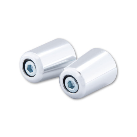 Embouts de guidon HIGHSIDER smart pour guidons originaux - chromé - ZC-161-028