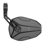 Rétroviseur embout de guidon HIGHSIDER pro Victory-Ultra - bras court - noir mat (1 pce)