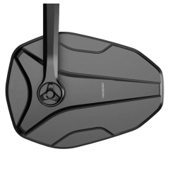 Rétroviseur d'embout de guidon HIGHSIDER pro Victory-Ultra long - la pièce - noir mat
