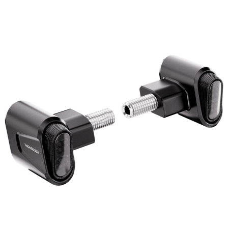 Clignotant LED HIGHSIDER pro Victory-Ultra 1en1 - noir mat - la paire