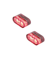 Feu arrière/clignotant LED HIGHSIDER pro Little Star-MX Pro Module 3en1 homologué - verre fumé - la paire