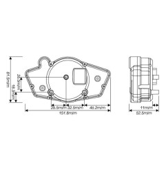 KOSO speedometer