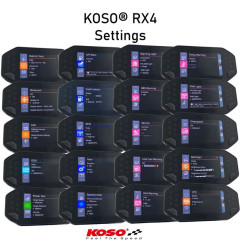 Compteur universel multifonction KOSO RX-4 Unlimited