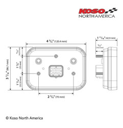 Compteur multifonction TFT KOSO RX-3S 15000 tr/min