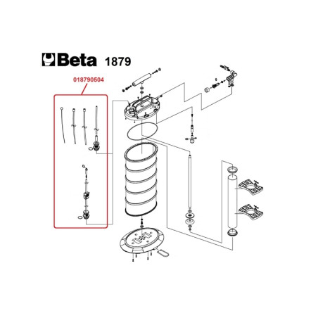 Extracteur de fluide BETA manuel et pneumatique - 9,5 l