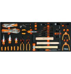 Servante mobile d'atelier BETA RSC24AXLP/7 - 7 tiroirs + composition de 418 outils ¼’’ et ½’’