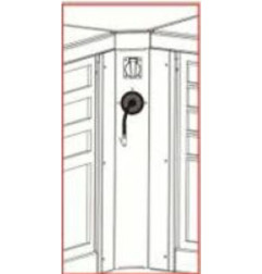 Meuble d'angle BIKE LIFT modèle air/electricité - MF-PANG-900 A/E