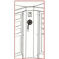 Meuble d'angle BIKE LIFT modèle air/electricité - MF-PANG-900 A/E