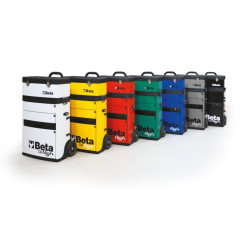 Chariot porte-outils à deux modules superposables BETA RAL9005 noir