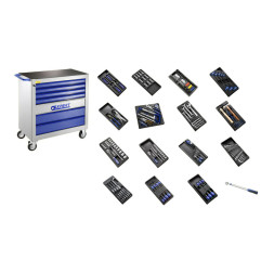 Servante XL équipée EXPERT 250 outils - 7 tiroirs