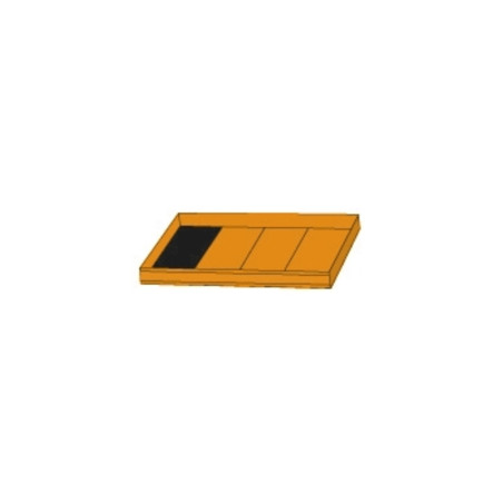 Plateau thermoformé rigide BETA avec composition d'outils - T233