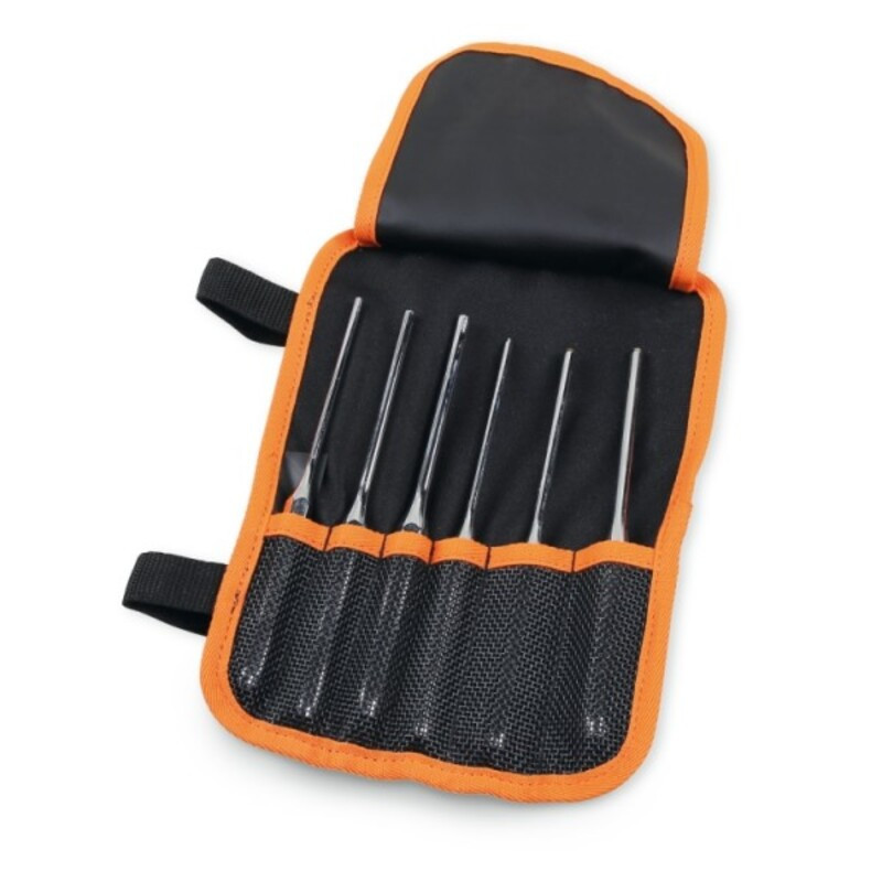 Ensemble de 6 pointeaux BETA avec trousse enroulable Ensemble de 6 pointeaux BETA avec trousse enroulable