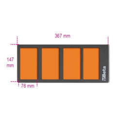 Module en mousse EVA BETA VPM3 avec 4 compartiments de rangement
