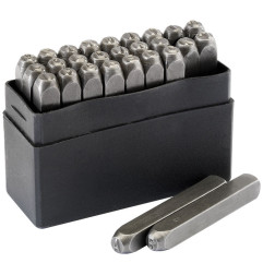 Jeu de lettres à frapper DRAPER 4,5mm