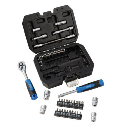 Jeu de douilles et d'embouts métriques DRAPER HI-TORQ® - 1/4" (40 pièces)