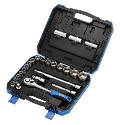 Jeu de douilles métriques DRAPER - 1/2" (24 pièces)
