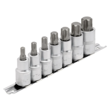 Jeu de douilles Torx DRAPER Expert TX-STAR® Plus 1/2" 55mm - 7 pièces