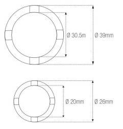 Douille à créneaux MOTION PRO Kawasaki