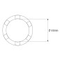 Douille à créneaux MOTION PRO Ø44mm 3/8''