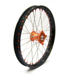 Roue Elite MX-EN avec rayons argentés KITE pour GAS GAS, HUSQVARNA, KTM MC 85, TC 85, SX 85 de 2012 à 2027- Réf. 20.712.0.AR
