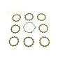 ATHENA Clutch Friction Plate Kit + cover gasket for YAMAHA YZ 125 2005-2022