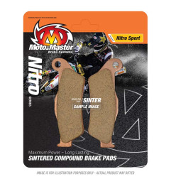 Pastillas de freno MOTO-MASTER Nitro Sport delanteras para YAMAHA WRF, YZ, YZF 125, 250, 450 de 2007 a 2021