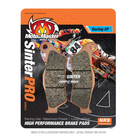 Plaquettes de frein MOTO-MASTER frittées Racing GP arrière pour BETA EVO 125, EVO 200, EVO 250, EVO 290, EVO 300 de 2009 à 2025