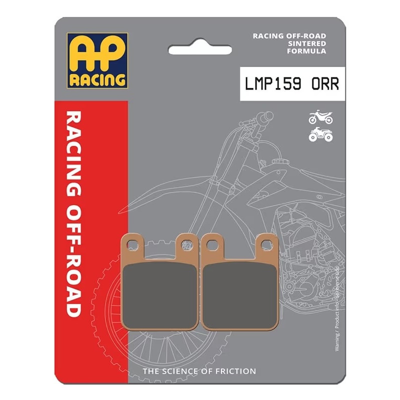 AP RACING Racing sintered Front/Rear Brake Pads for BETA, GAS GAS, APRILIA and KTM 1986-2009