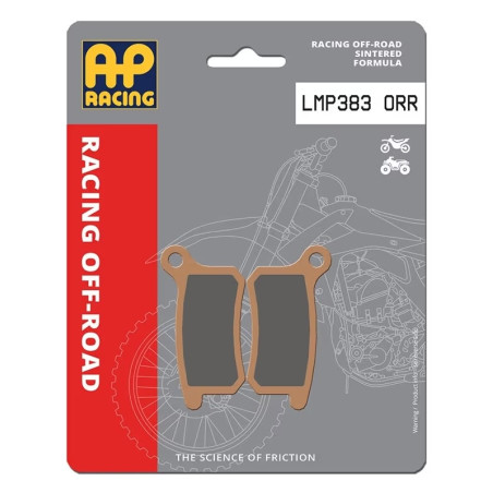 Plaquettes de frein AP RACING frittées Racing avant/arrière réf. LMP383ORR pour KTM, HUSQVARNA et GAS GAS de 2004 à 2021