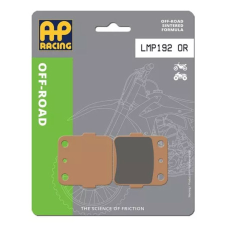 AP RACING sintered Front/Rear Brake Pads for KAWASAKI, YAMAHA, HONDA and SUZUKI 1987-2021